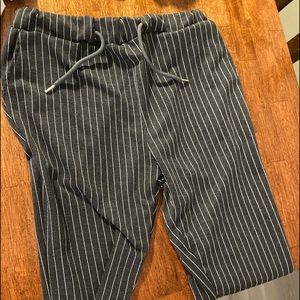 Pinstripe pants